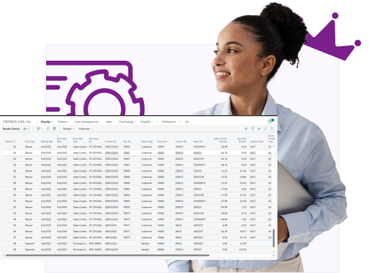 Automated-Royalty-Calcutions-Tracking Woman thinking